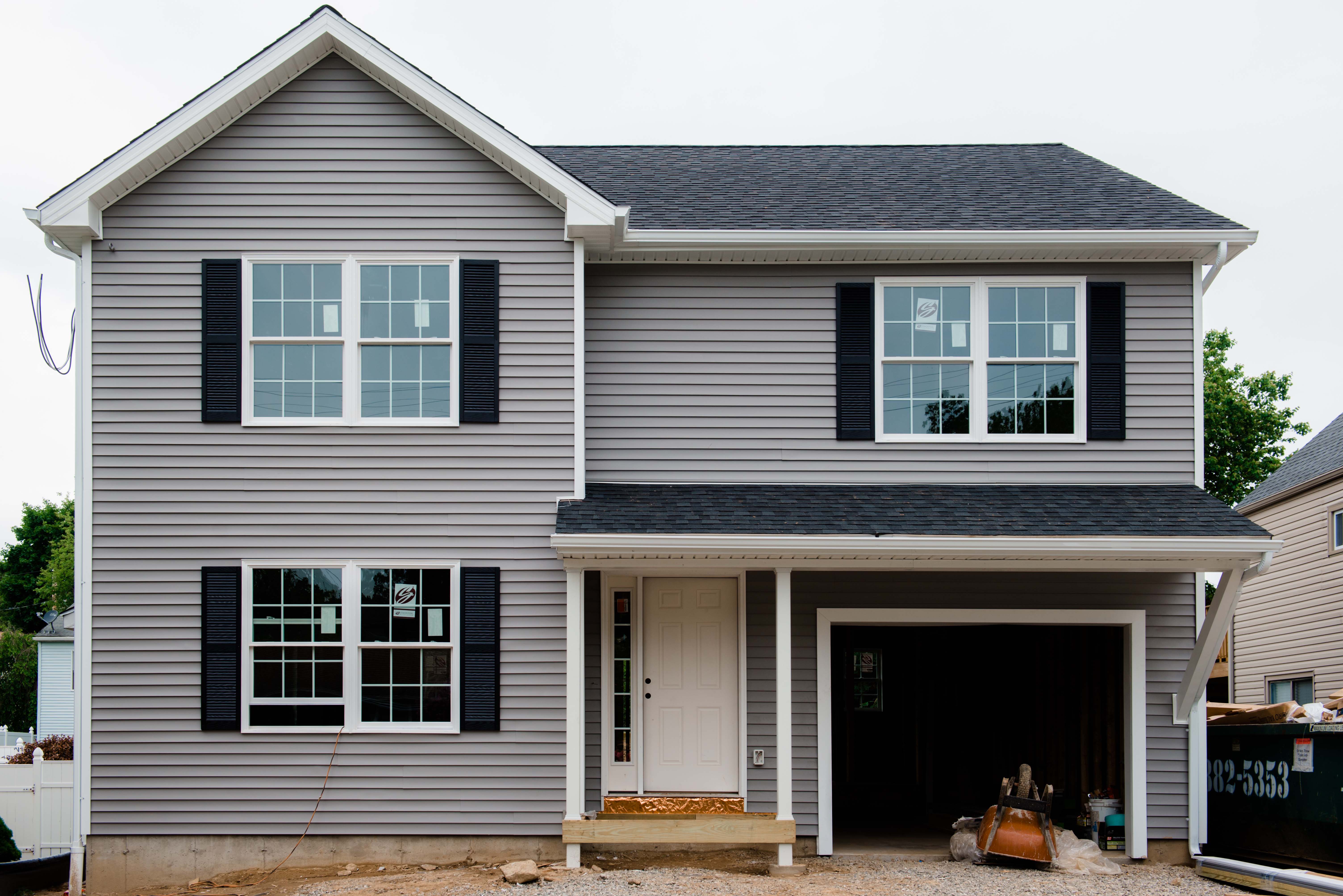 Vinyl Siding Project New Construction in Shelton, CT Vinyl Siding